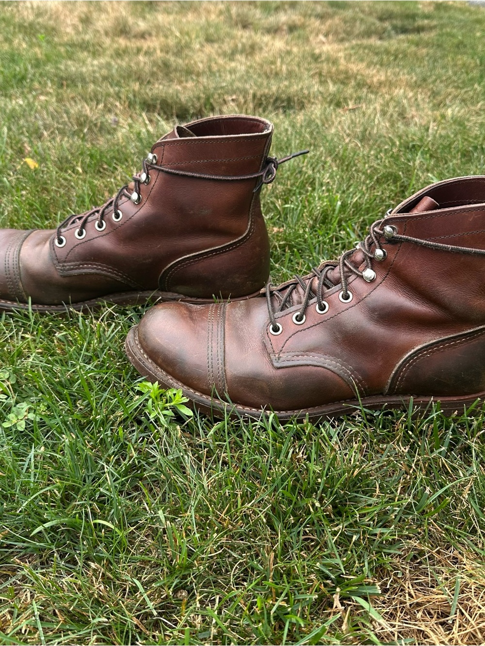 Red Wing Iron Ranger Men’s 6” Amber Harness Leather Boots 🥾 Older Version - Picture 5 of 13